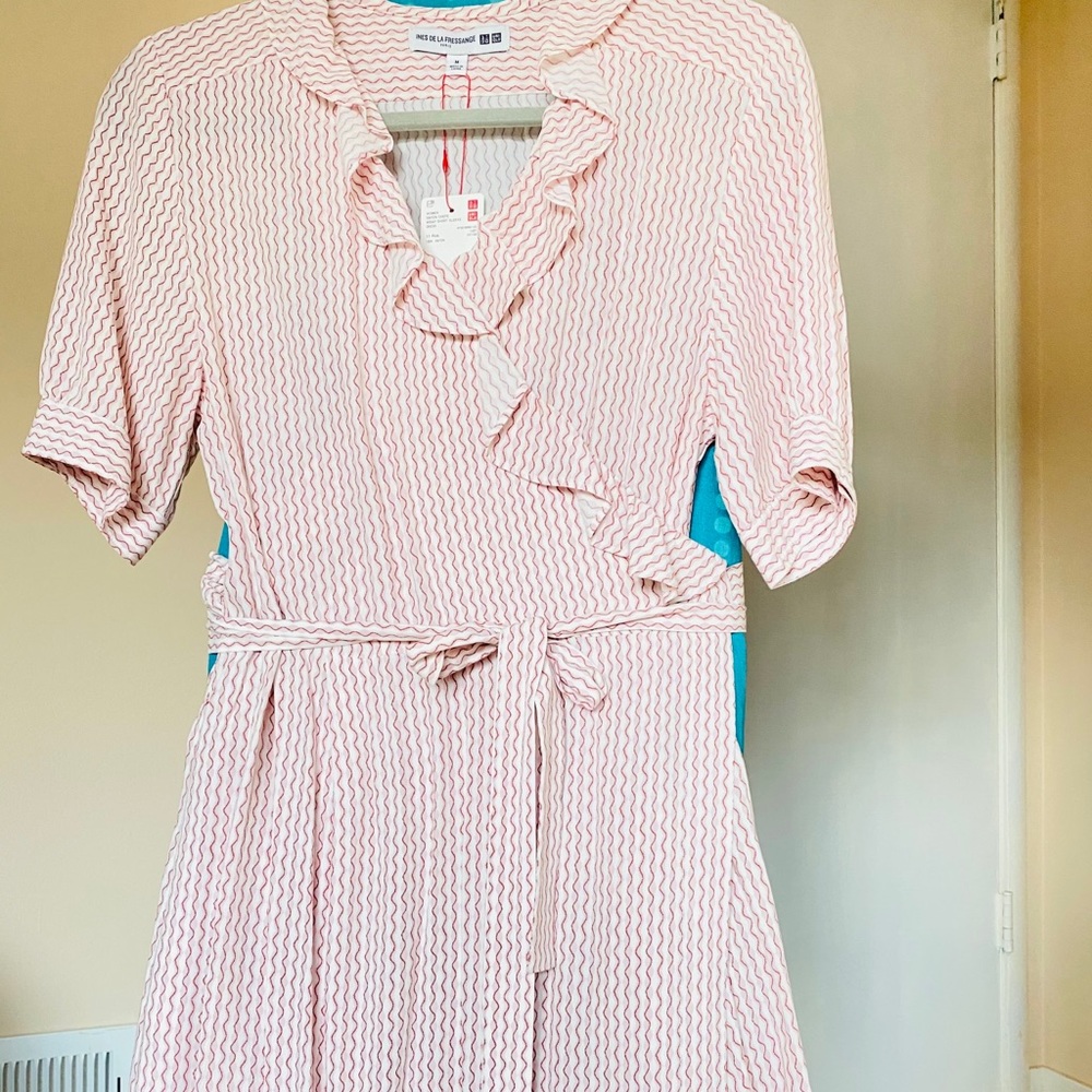 Uniqlo Ines de la Fressange crepe wrap dress